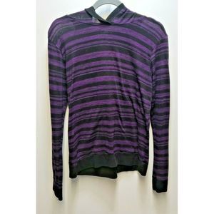 Carbon long sleeve shirt w/ hood, Size Large